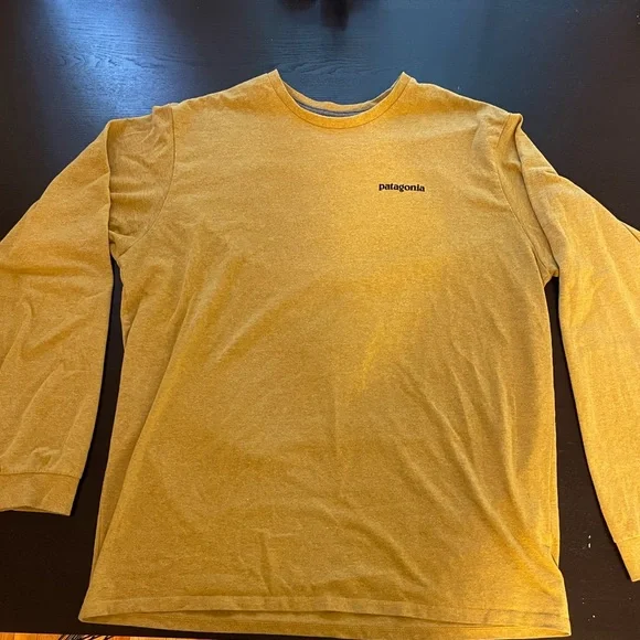 Patagonia Shirts Yellow Patagonia Long Sleeve Responsilitee
